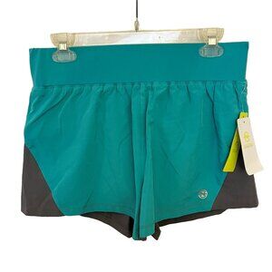 Nautica Competition Womens Athletic Running Shorts Workout Activewear Large NWT